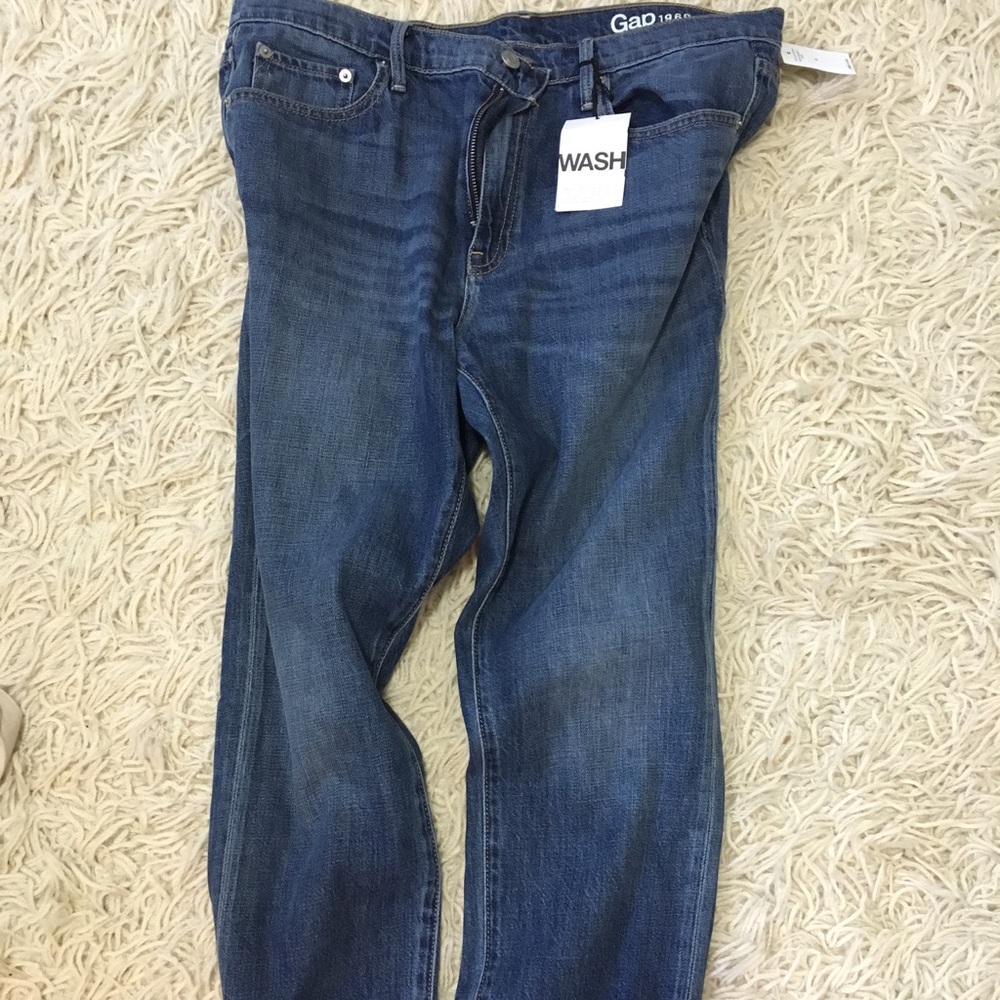 NEW GAP Jeans, size 12, straight legs